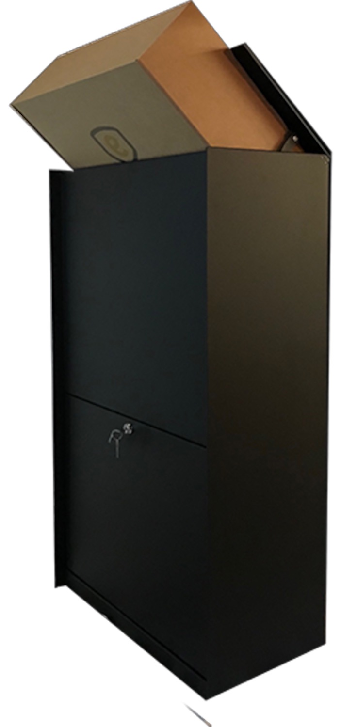 E-Safe Dropbox M front 640 mat zwart